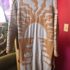🌅 Urban Outfitters Lina Sunset Duster Abstract Cardigan